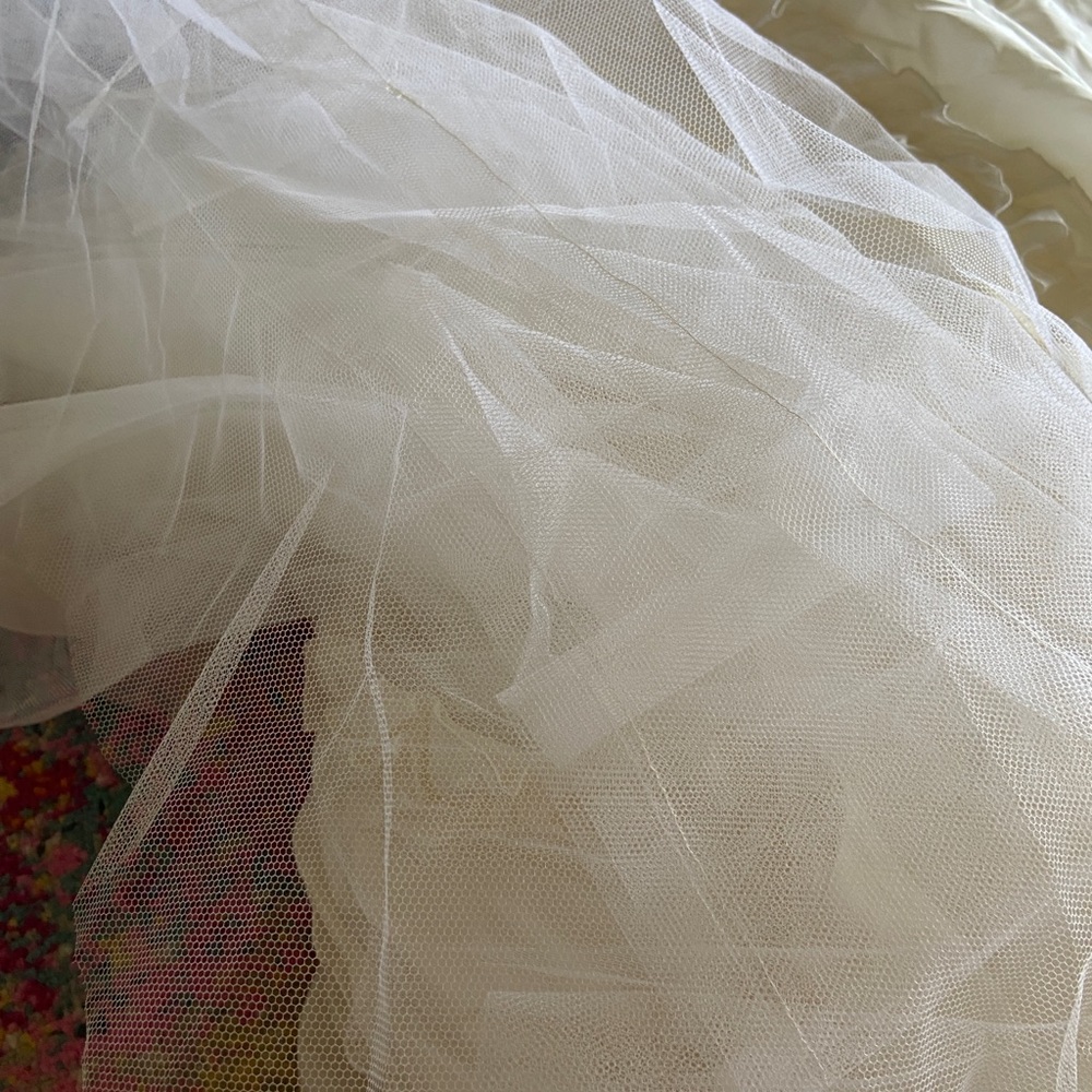 Princess Diana Vintage 80s Wedding Dress Size 0-2 - Picture 9 of 12